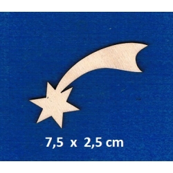 Gwiazda Betlejemska 7,5x2,5cm  / SKLEJKA #3mm / nr I
